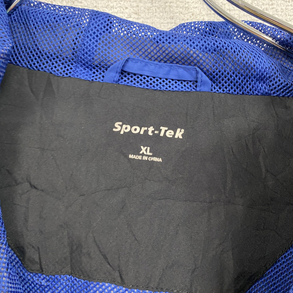 Sport-Tek　アノラックパーカー　ハーフジッププルオーバージャケット　_　ブラック　XLサイズ　古着