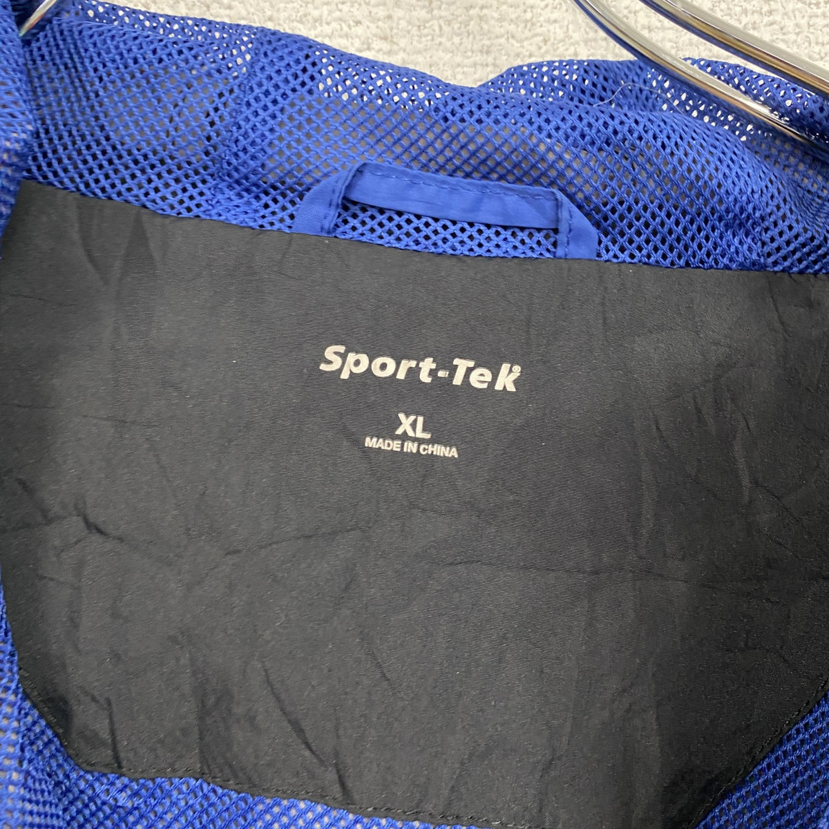 Sport-Tek　アノラックパーカー　ハーフジッププルオーバージャケット　_　ブラック　XLサイズ　古着