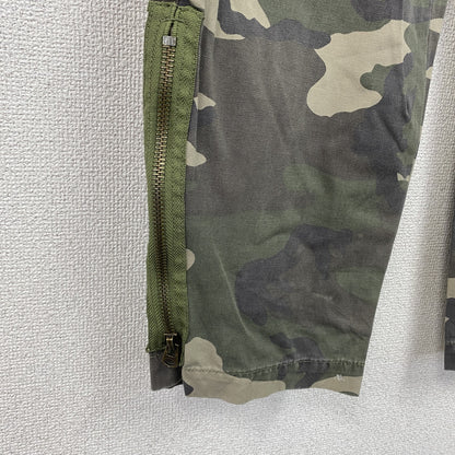Abercrombie＆Fitch　アバクロ　カーゴパンツ　迷彩　カモフラ柄　カーキ　2サイズ