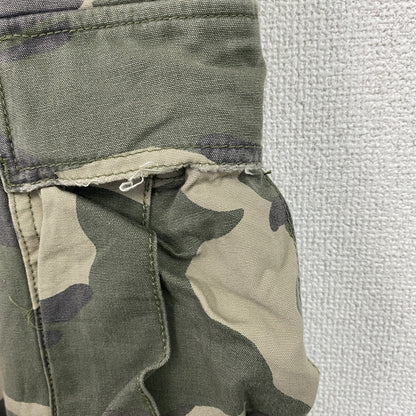 Abercrombie＆Fitch　アバクロ　カーゴパンツ　迷彩　カモフラ柄　カーキ　2サイズ