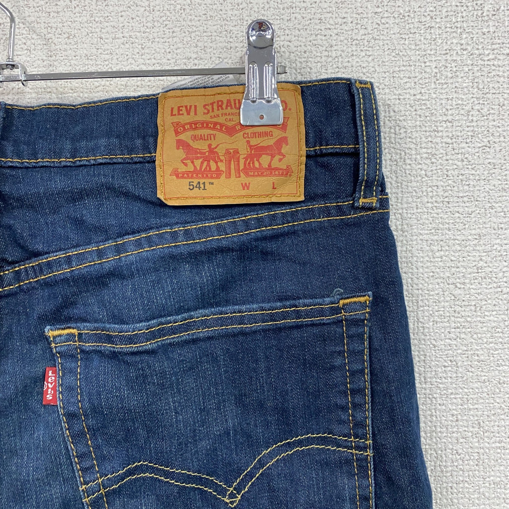 Levi’s　リーバイス　541　デニムパンツ/ジーンズ　ジップフライ　鬼ヒゲ　縦落ち　インディゴ　W32サイズ　古着