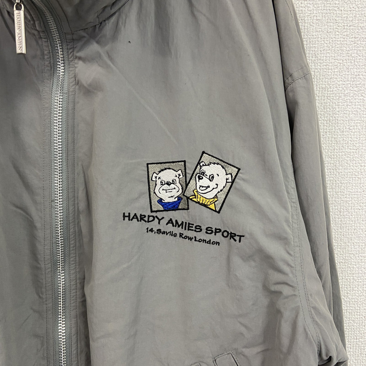 HARDY AIMIES　ハーディエイミス　ブルゾン/スイングトップ　灰色　グレー　Lサイズ　古着