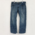 Levi’s　リーバイス　SIGNATURE　デニムパンツ/ジーンズ　ジップフライ　縦落ち　インディゴ　W32サイズ　古着