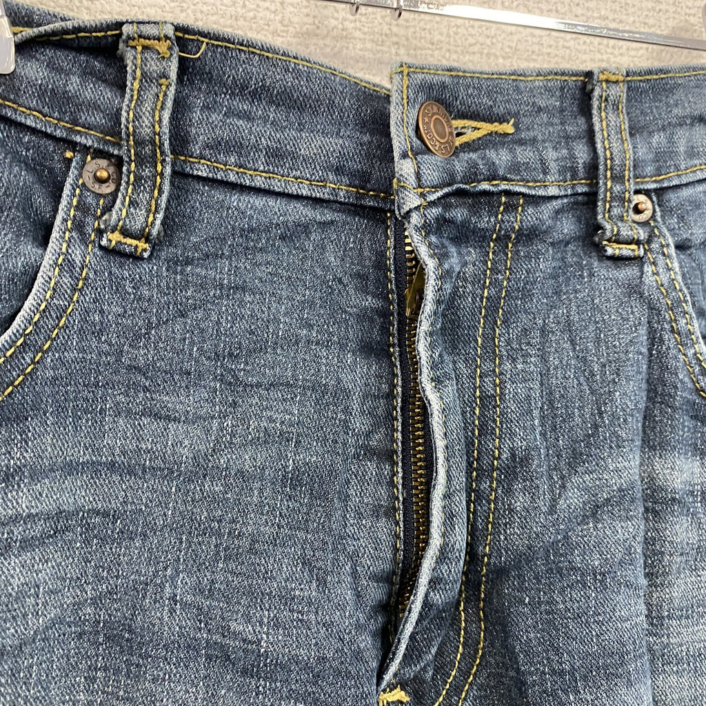 Levi’s　リーバイス　SIGNATURE　デニムパンツ/ジーンズ　ジップフライ　縦落ち　インディゴ　W32サイズ　古着