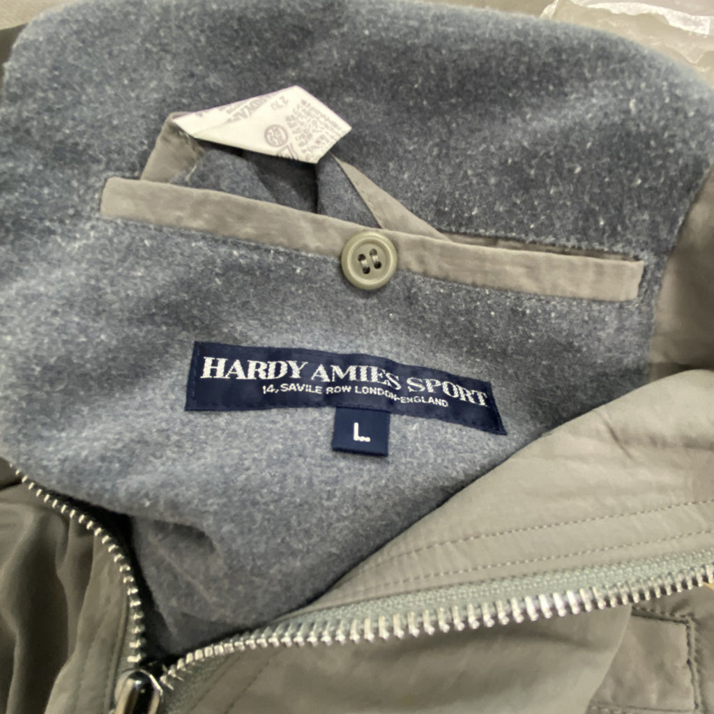 HARDY AIMIES　ハーディエイミス　ブルゾン/スイングトップ　灰色　グレー　Lサイズ　古着