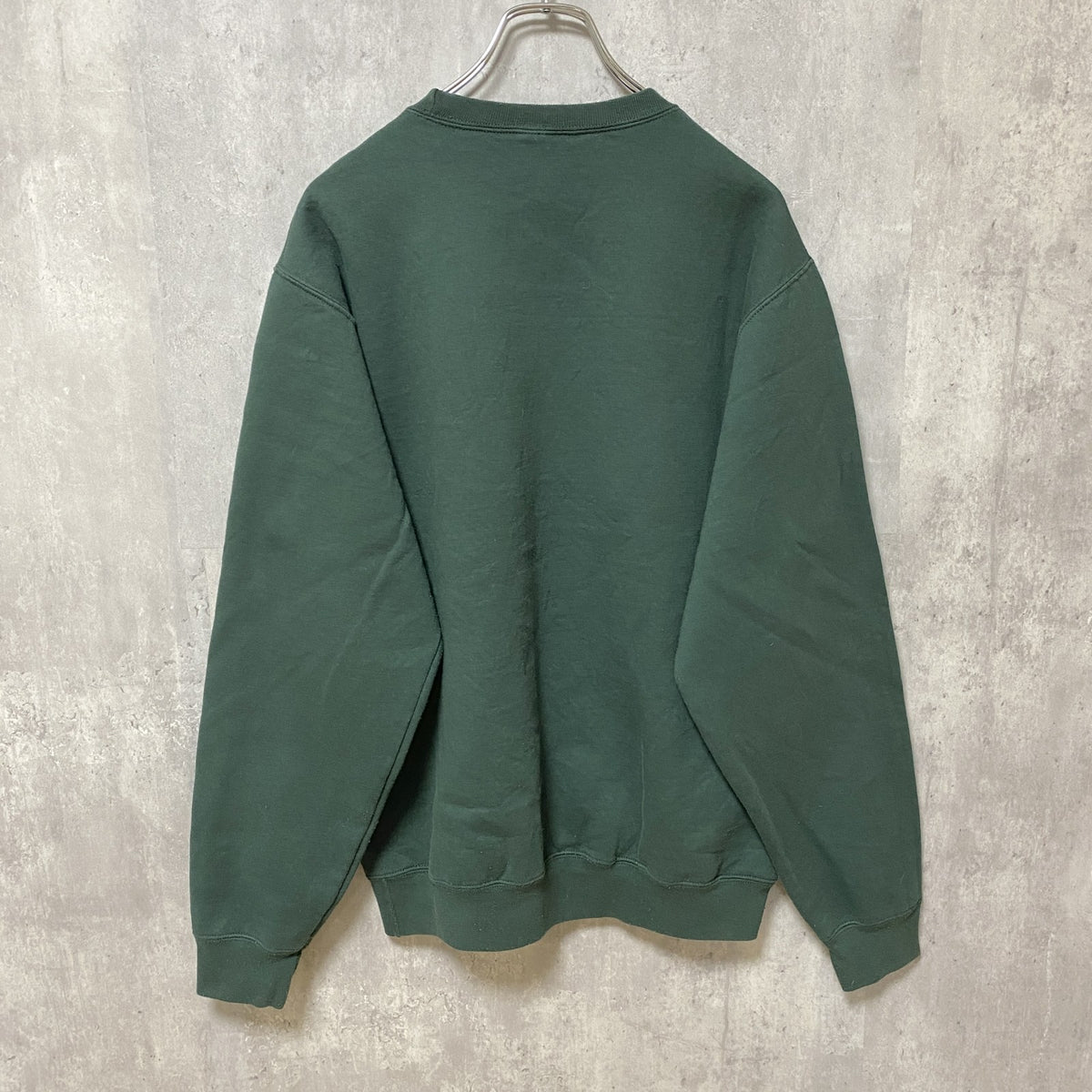 PORT＆COMPANY　スウェット/トレーナー　音符　ツーフェイス　仮面　緑　グリーン　Mサイズ　古着