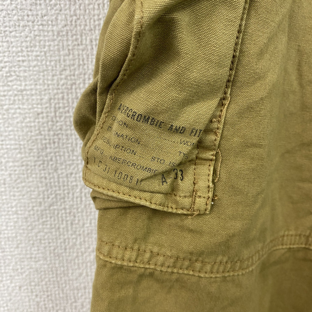 Abercrombie＆Fitch　アバクロ　カーゴパンツ　ベージュ　2サイズ　古着