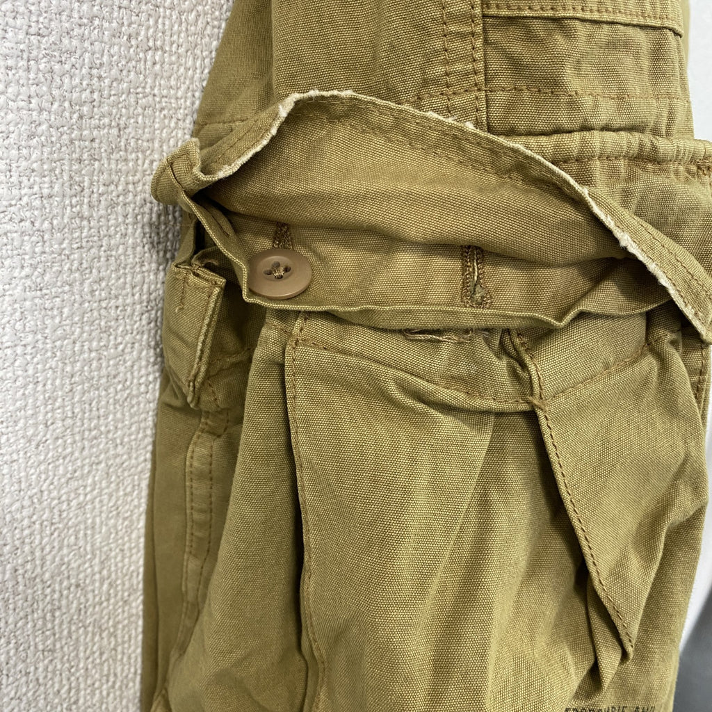Abercrombie＆Fitch　アバクロ　カーゴパンツ　ベージュ　2サイズ　古着