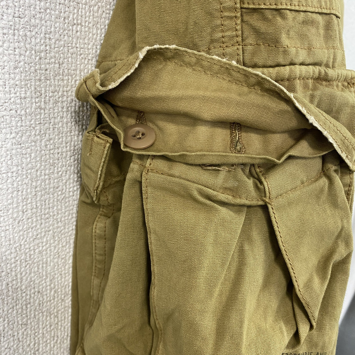 Abercrombie＆Fitch　アバクロ　カーゴパンツ　ベージュ　2サイズ　古着