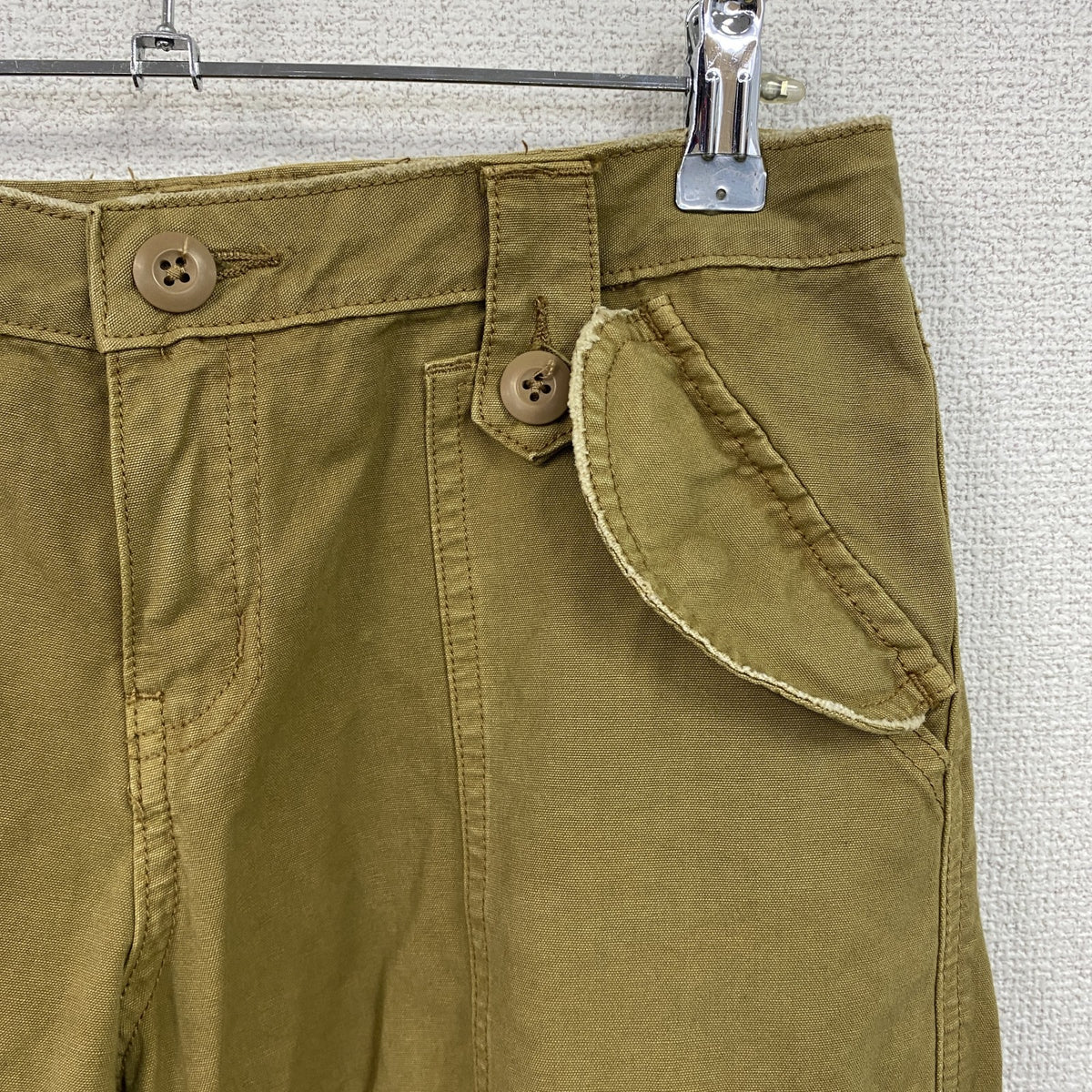 Abercrombie＆Fitch　アバクロ　カーゴパンツ　ベージュ　2サイズ　古着