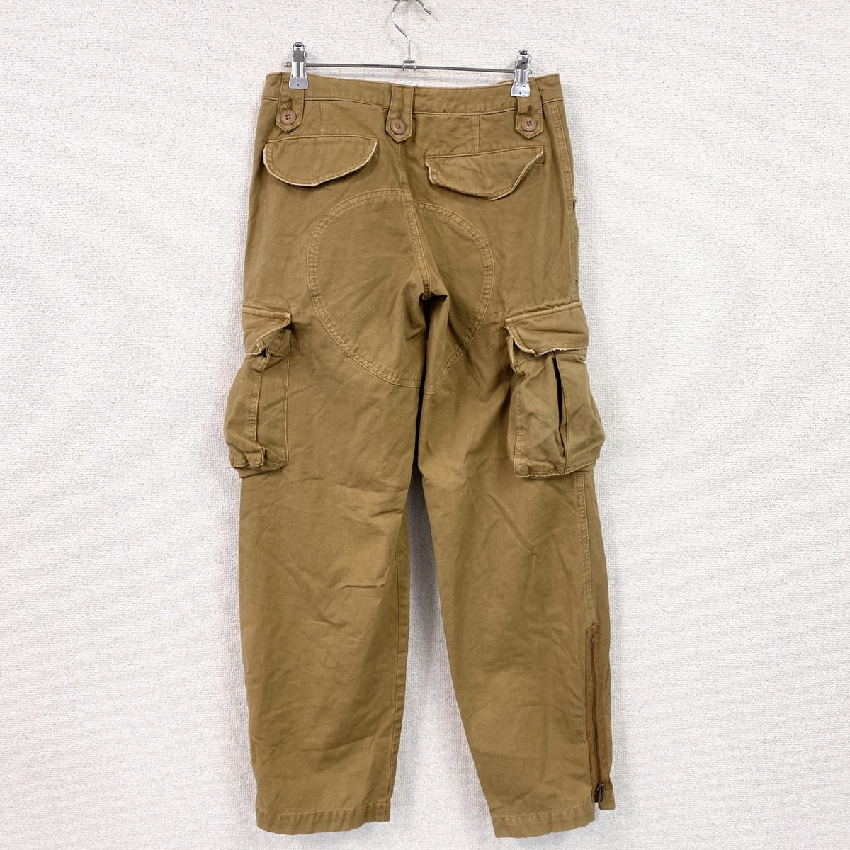 Abercrombie＆Fitch　アバクロ　カーゴパンツ　ベージュ　2サイズ　古着