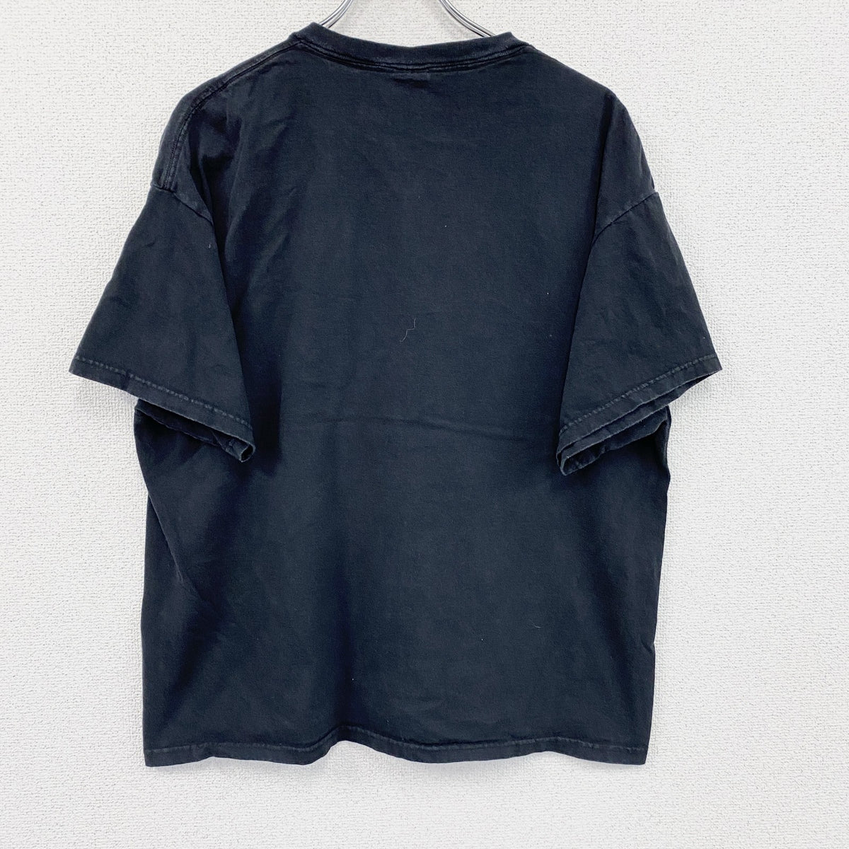 DELTA　デルタ　半袖プリントパロディTシャツ　WINNERTシャツ　英字プリント　クルーネック　黒　ブラック　XLサイズ カットソー メンズ コットン 古着
