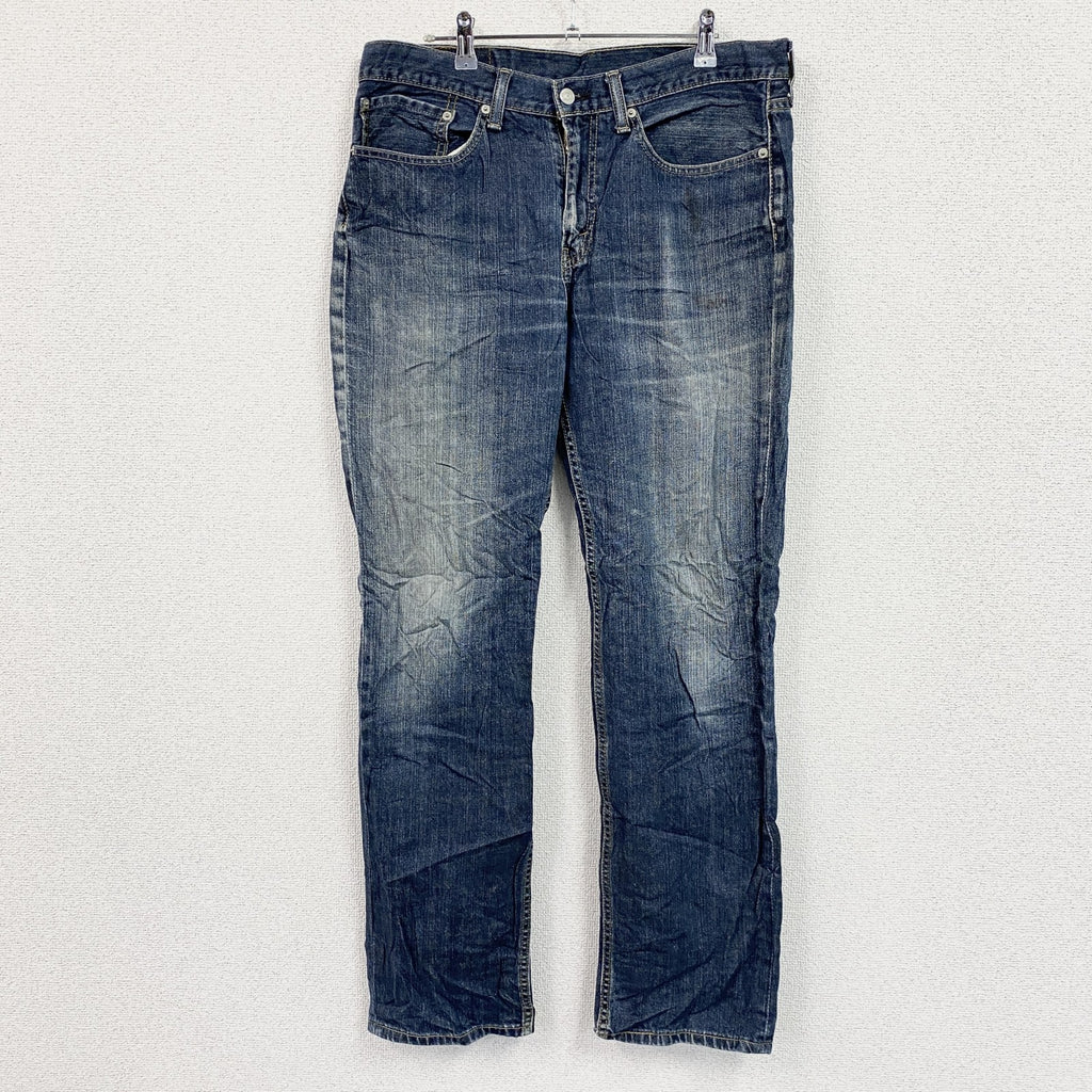 Levi’s　リーバイス　514　デニムパンツ/ジーンズ　ジップフライ　縦落ち　インディゴ　W34サイズ　古着
