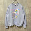 ROMWE　長袖アニメプリントスウェット　トレーナー　レトロ　デザイン　クルーネック　秋冬服　Sサイズ　古着