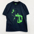 KINGBUSHIDOSHOP DE　半袖プリントTシャツ　黒　ブラック　Lサイズ　古着