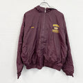 90s　Holloway　ホロウェイ　NFL　Redskins　フルジップナイロンジャケット　ヴィンテージ　ボルドー　Mサイズ　古着