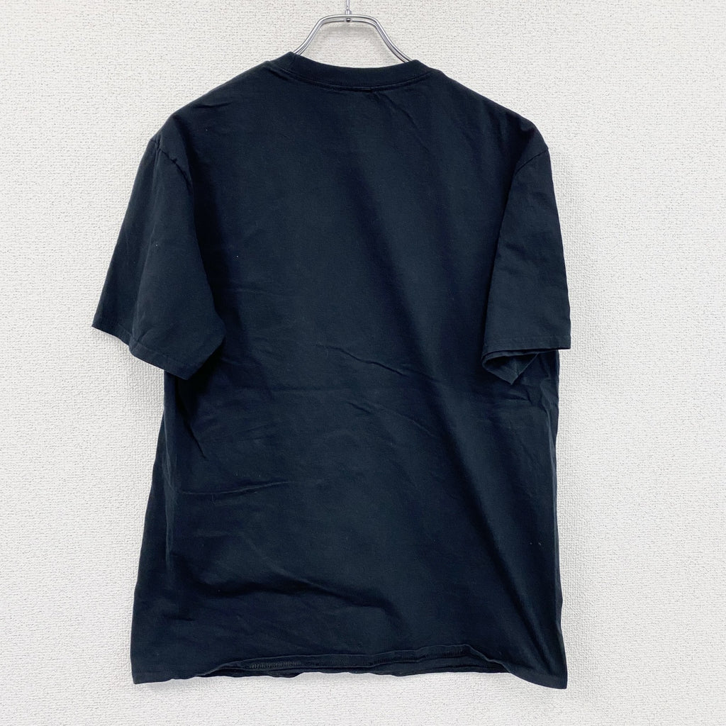 KINGBUSHIDOSHOP DE　半袖プリントTシャツ　黒　ブラック　Lサイズ　古着