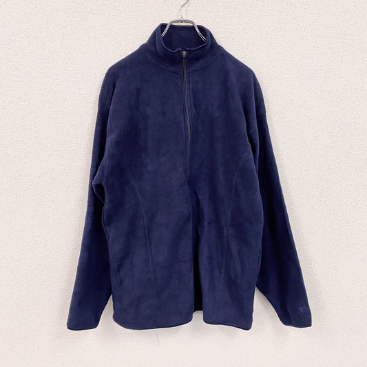 RUSSELL　ラッセル　フルジップフリースジャケット　無地　紺　ネイビー　Mサイズ