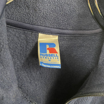 RUSSELL　ラッセル　フルジップフリースジャケット　無地　紺　ネイビー　Mサイズ