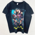 SOL’S　半袖プリントゲームTシャツ　Friendly Fire　ビックデザイン　クルーネック　黒　ブラック　Sサイズ　古着