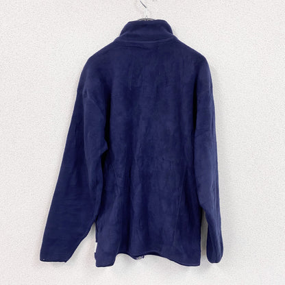 RUSSELL　ラッセル　フルジップフリースジャケット　無地　紺　ネイビー　Mサイズ