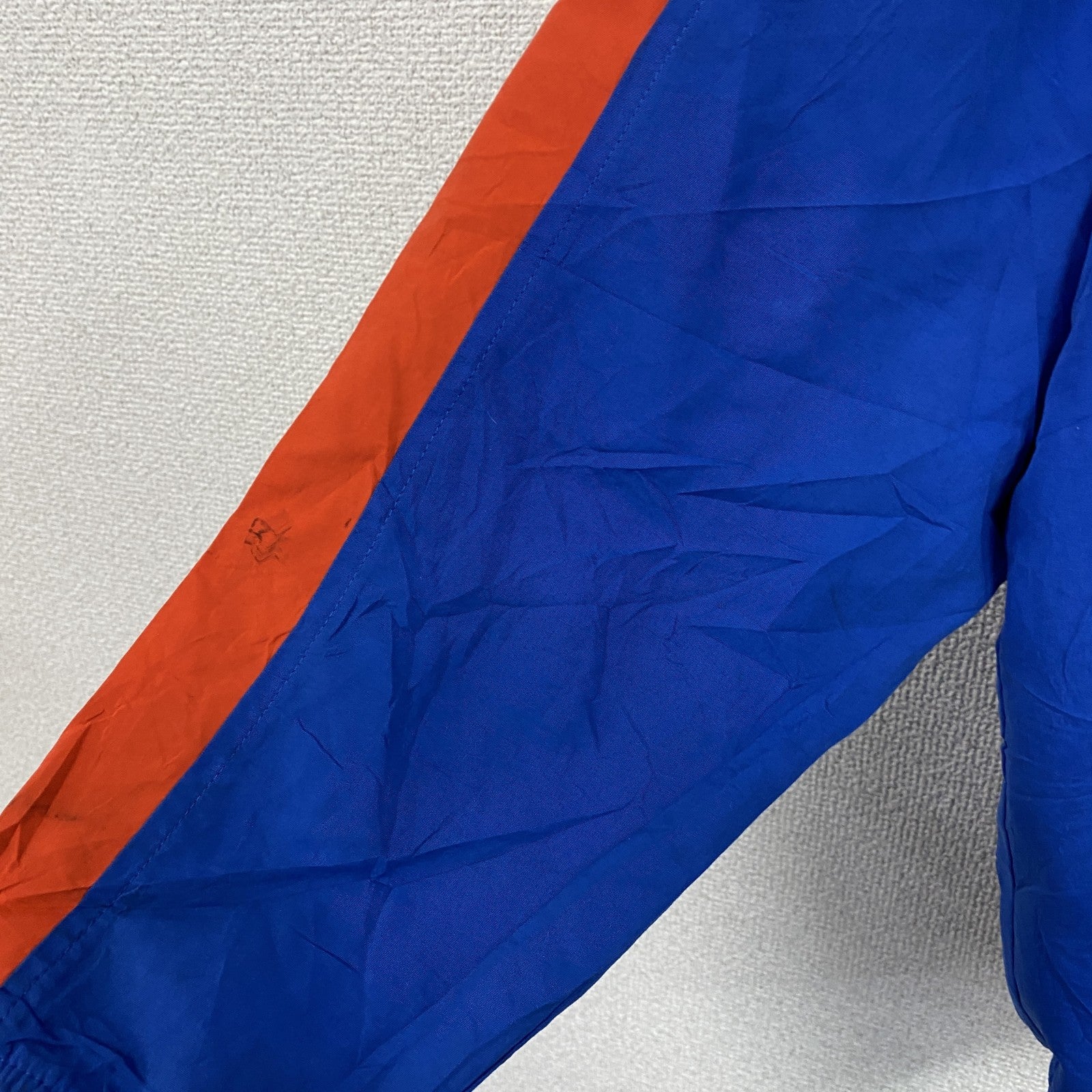 KNIGHTS APPAREL　プルオーバージャケット　カレッジロゴ　あーリプリント　青　ブルー　Lサイズ　古着
