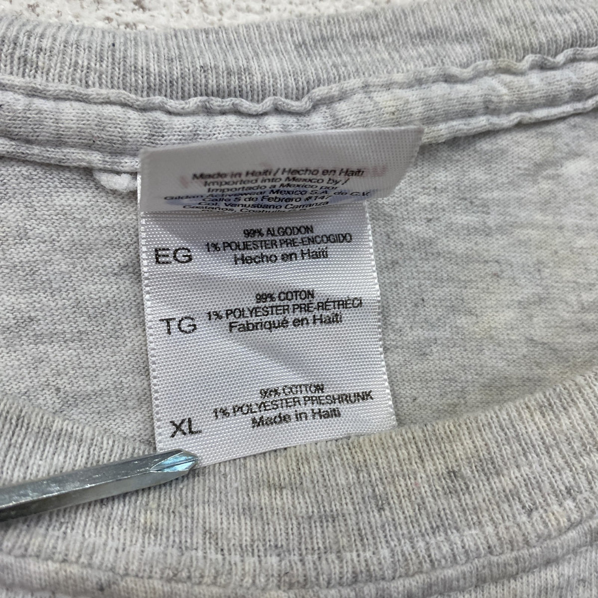 GILDAN　ギルダン　半袖プリントイラストTシャツ　Vintage Tatra T87　灰色　グレー　XLサイズ　古着