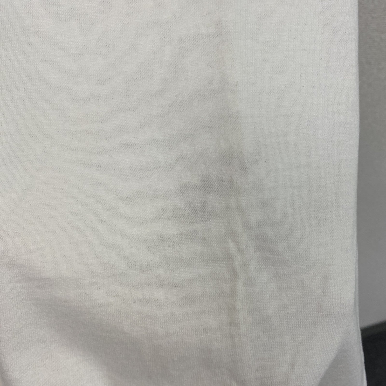 JERZEES　ジャージーズ　半袖プリントアニマルTシャツ　アーチプリント　熊　足跡　白　ホワイト　Lサイズ　古着