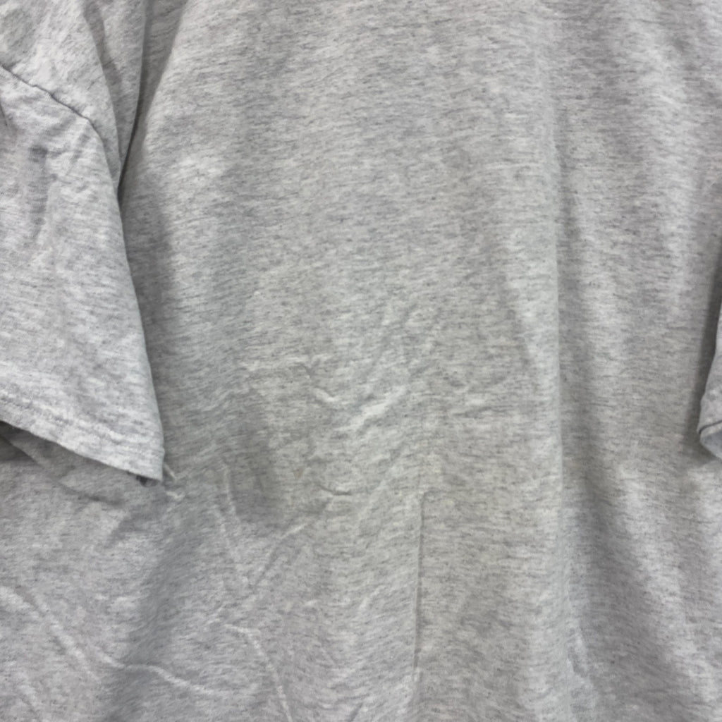 GILDAN　ギルダン　半袖プリントイラストTシャツ　Vintage Tatra T87　灰色　グレー　XLサイズ　古着