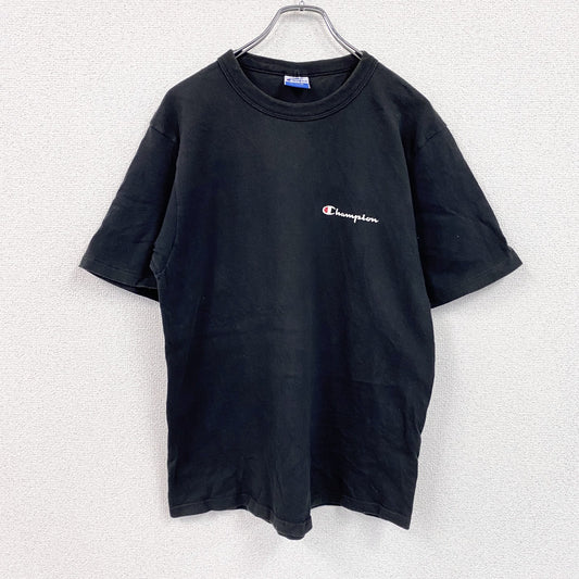 90s　champion　チャンピオン　半袖Tシャツ　ヴィンテージ　黒　ブラック　Mサイズ