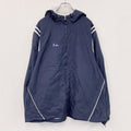 90s～　Holloway　RAIDERS　フルジップナイロンジャケット　フード付　ヴィンテージ　紺　ネイビー　XLサイズ　古着