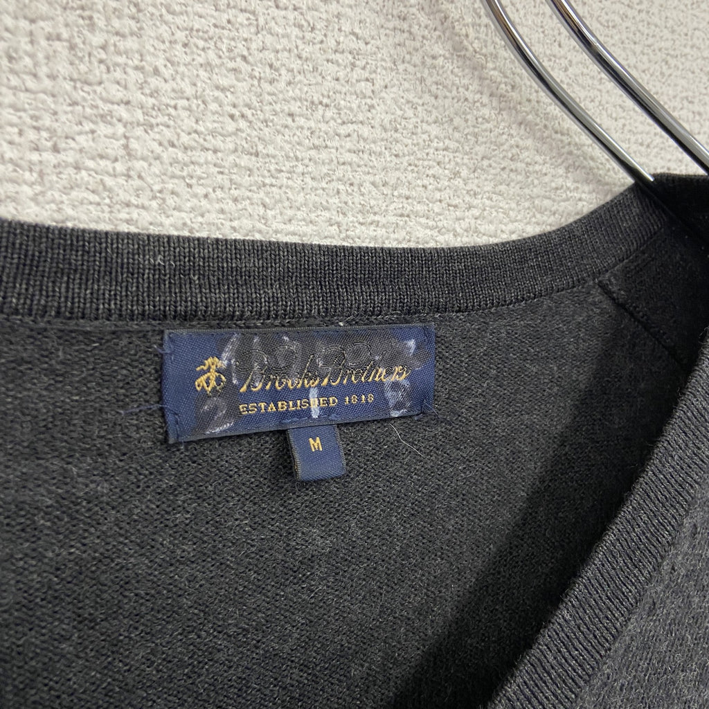 BROOKS BROTHER　ブルックスブラザーズ　ニットセーター　ダークグレー　Mサイズ　古着