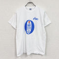 90s　asics　アシックス　青梅マラソン　半袖プリントTシャツ　シングルステッチ　ヴィンテージ　白　ホワイト　フリーサイズ　古着