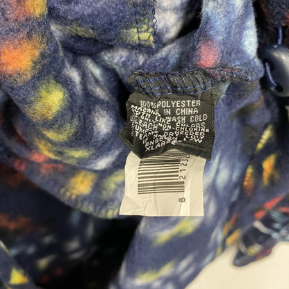 MASSIVE OUTDOOR　フリースアノラックパーカー　アステカ柄　紺　ネイビー　XLサイズ