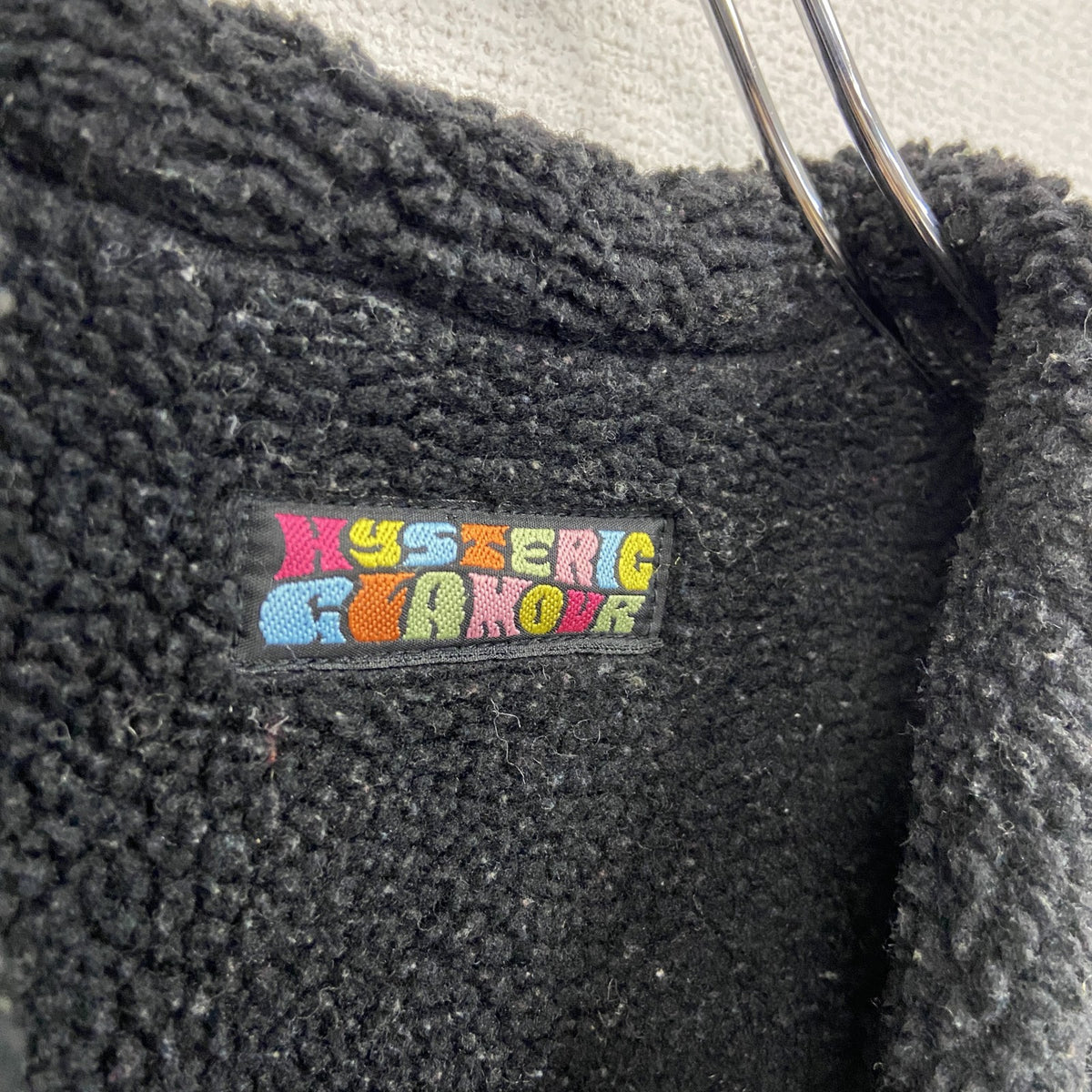 HYSTERIC GLAMOUR　ヒステリックグラマー　ムートンコート　黒　ブラック　120サイズ　古着