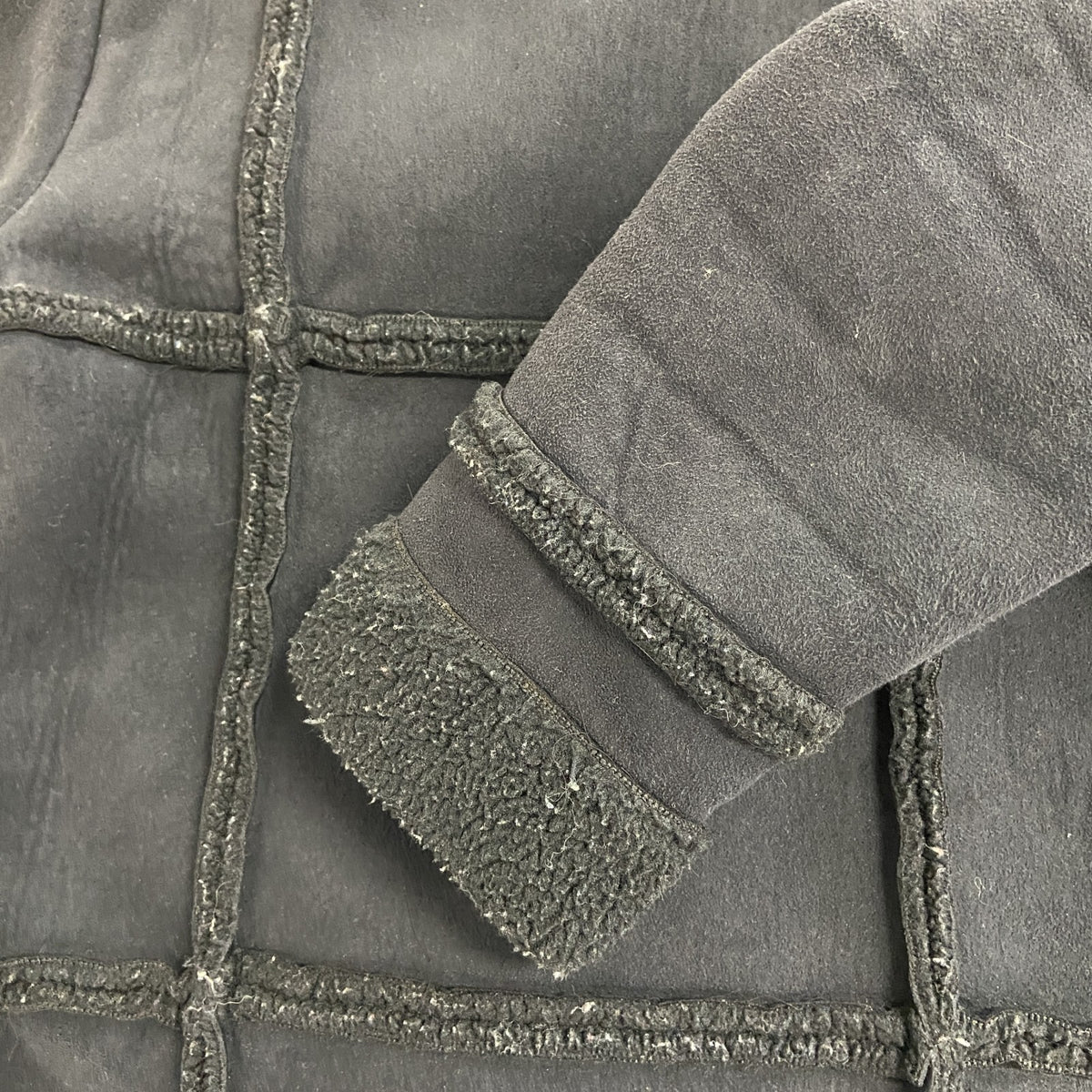 HYSTERIC GLAMOUR　ヒステリックグラマー　ムートンコート　黒　ブラック　120サイズ　古着