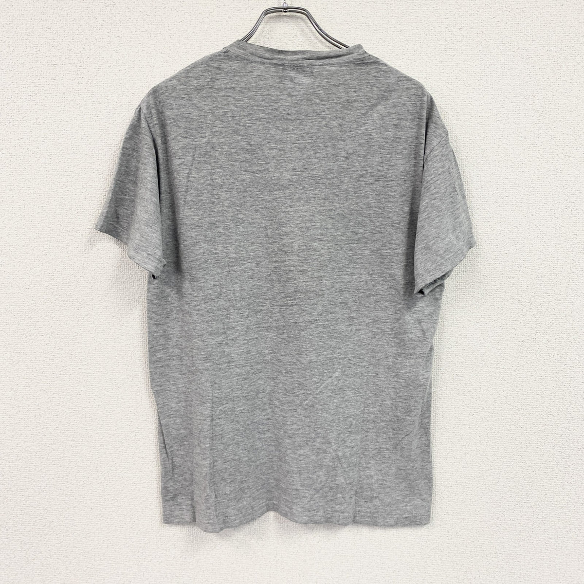 00s　Hanes　ヘインズ　半袖Tシャツ　アーチプリント　カプセルプリント　4連プリント　ヴィンテージ　灰色　グレー　Mサイズ　古着