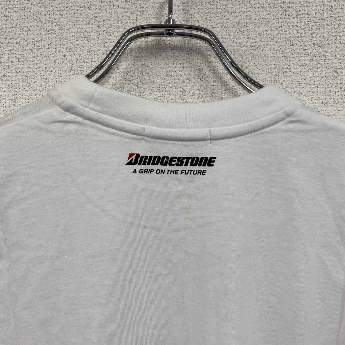 POTENZA　ポテンザ　BRIDGESTONE　ブリヂストン　スーパーフォーミュラ　半袖プリント企業Tシャツ　白　ホワイト　古着