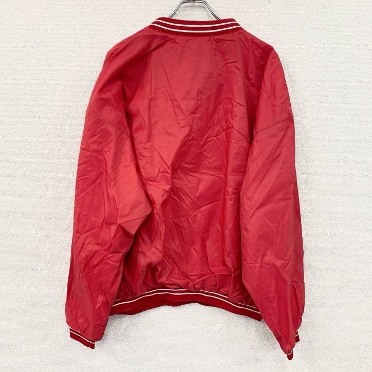90s～　BIKE　バイク　ナイロンプルオーバージャケット　ヴィンテージ　赤　レッド　3XLサイズ　古着