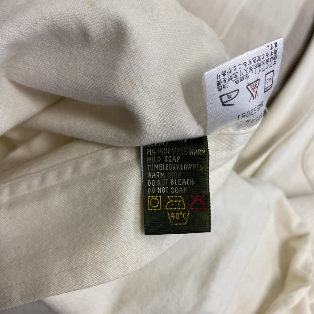 TOMMY HILFIGER SURPLUS　トミーヒルフィガーサープラス　ミリタリーシャツ　白　ホワイト　Lサイズ　古着