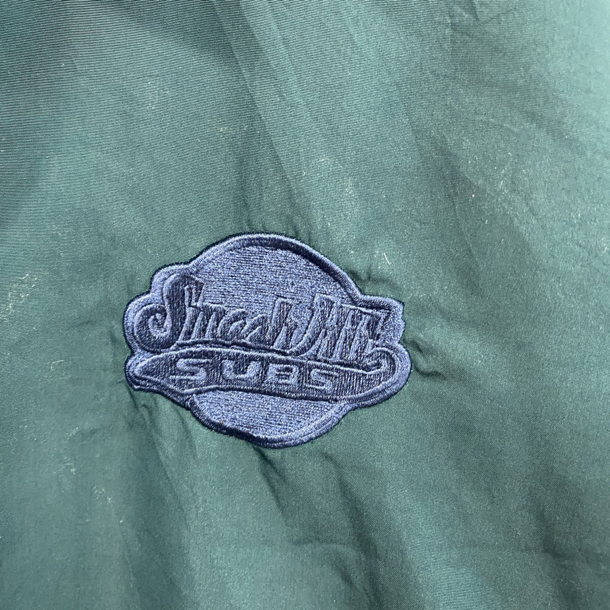 90s　CUTTER&BUCK　カッターアンドバック　ハーフジッププルオーバージャケット　緑　グリーン　Lサイズ　　ヴィンテージ　古着