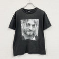 wall of fame　カートコバーン　半袖プリントフォトTシャツ　黒　ブラック　Lサイズ　古着