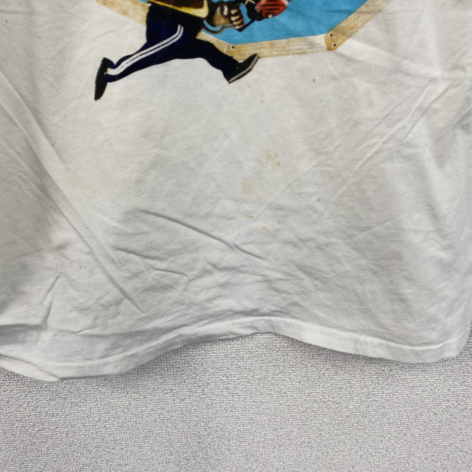 JAM　ジャム　半袖プリントTシャツ　キャラクターT　熊出没　白　ホワイト　　古着
