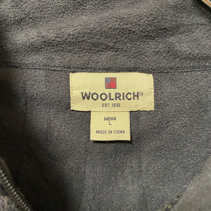 古着 used　WOOLRICH ウールリッチ　長袖ハーフジップニット　セーター　ハイネック　秋冬服　プルオーバー　Lサイズ