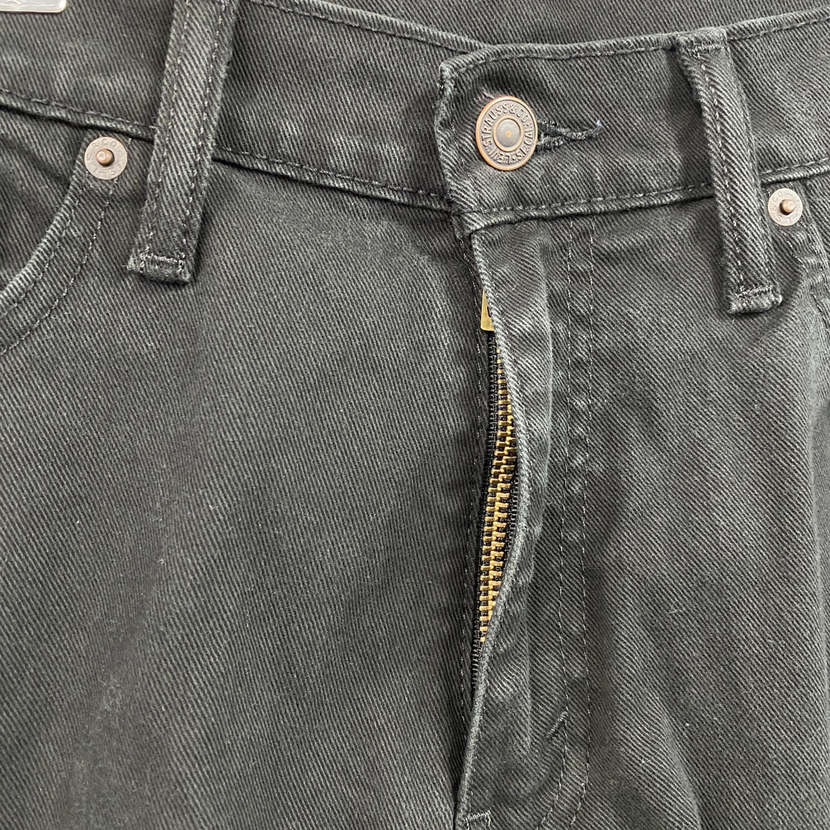 Levi’s　リーバイス　541　ブラックデニムパンツ/ジーンズ　ジップフライ　黒　ブラック　W32サイズ　古着
