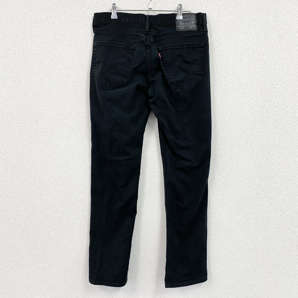 Levi’s　リーバイス　541　ブラックデニムパンツ/ジーンズ　ジップフライ　黒　ブラック　W32サイズ　古着