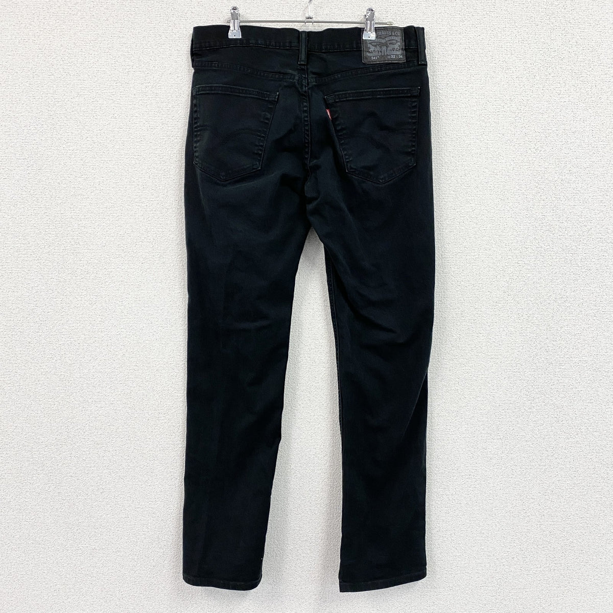 Levi’s　リーバイス　541　ブラックデニムパンツ/ジーンズ　ジップフライ　黒　ブラック　W32サイズ　古着