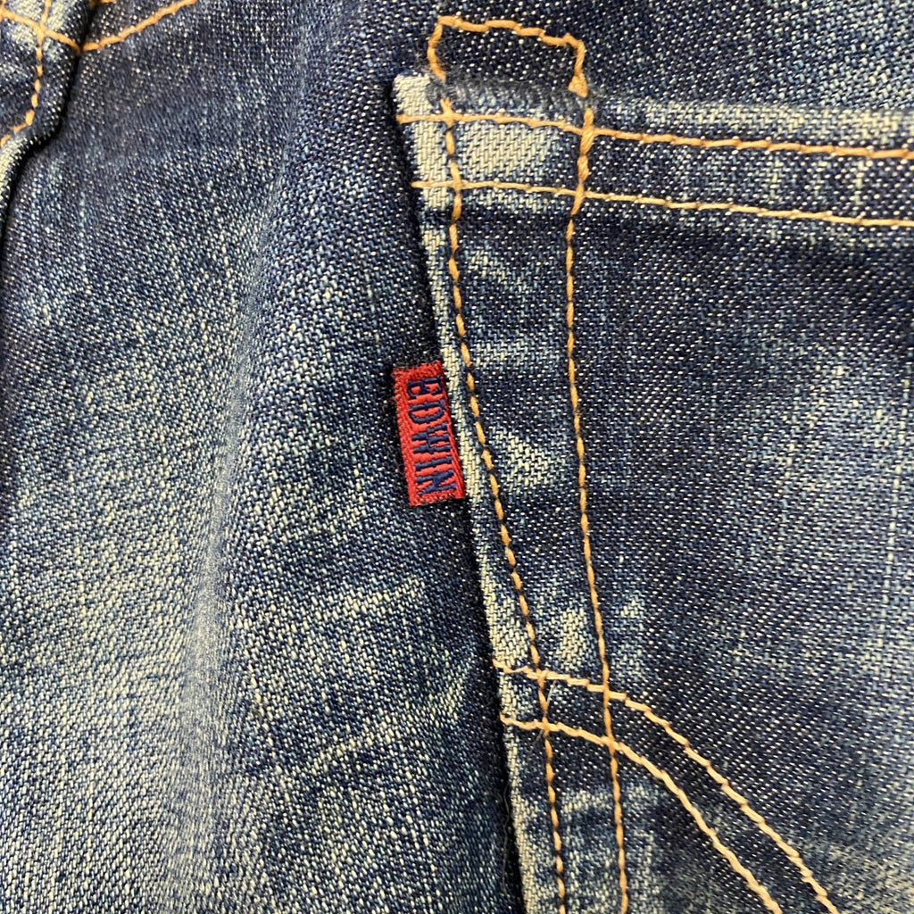 EDWIN　エドウィン　503RVW　デニムパンツ/ジーンズ　ジップフライ　インディゴ　W32サイズ　古着