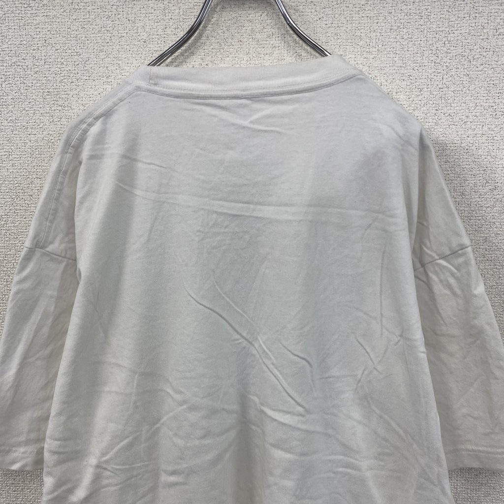 半袖プリントTシャツ　Las Vegas　ラスベガス　ス―べニア　白　ホワイト カットソー メンズ 古着