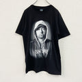 Rocky Rood　エミネム　スリム・シェイディ　半袖プリントラッパーＴシャツ　ヒップホップ　黒　ブラック　Lサイズ　古着